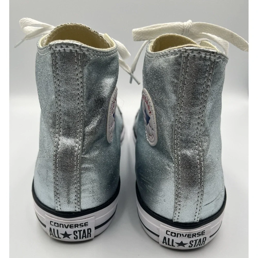 Converse Chuck Taylor‎ Hi Icy Blue Glacier Metallic High Top Mens 10 Womens 12